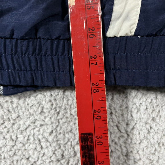 Notre Dame Jacket Mens L Blue Reebok Vintage 90s Nylon Windbreaker Full Zip NCAA - Picture 16 of 16